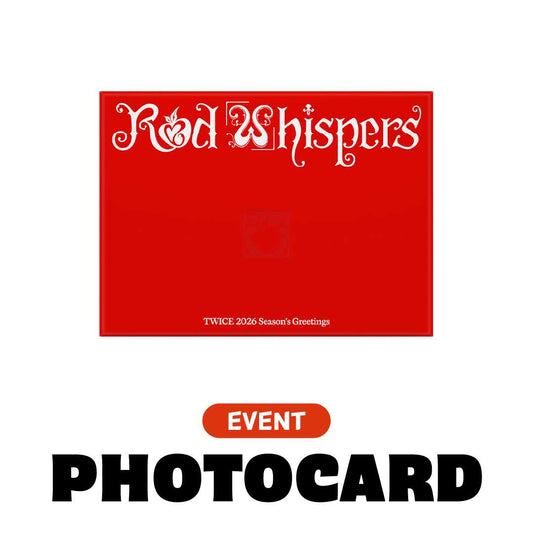 TWICE - (PRE-ORDER)(CREATEJUMP POB) TWICE 2026 SEASON'S GREETINGS [RED WHISPERS]