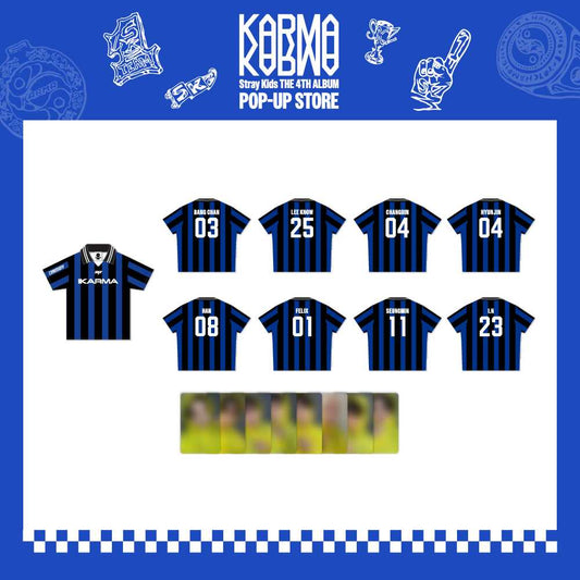STRAY KIDS - (PRE-ORDER) (FANS SHOP POB) KARMA POP-UP MERCH / UNIFORM T-SHIRT