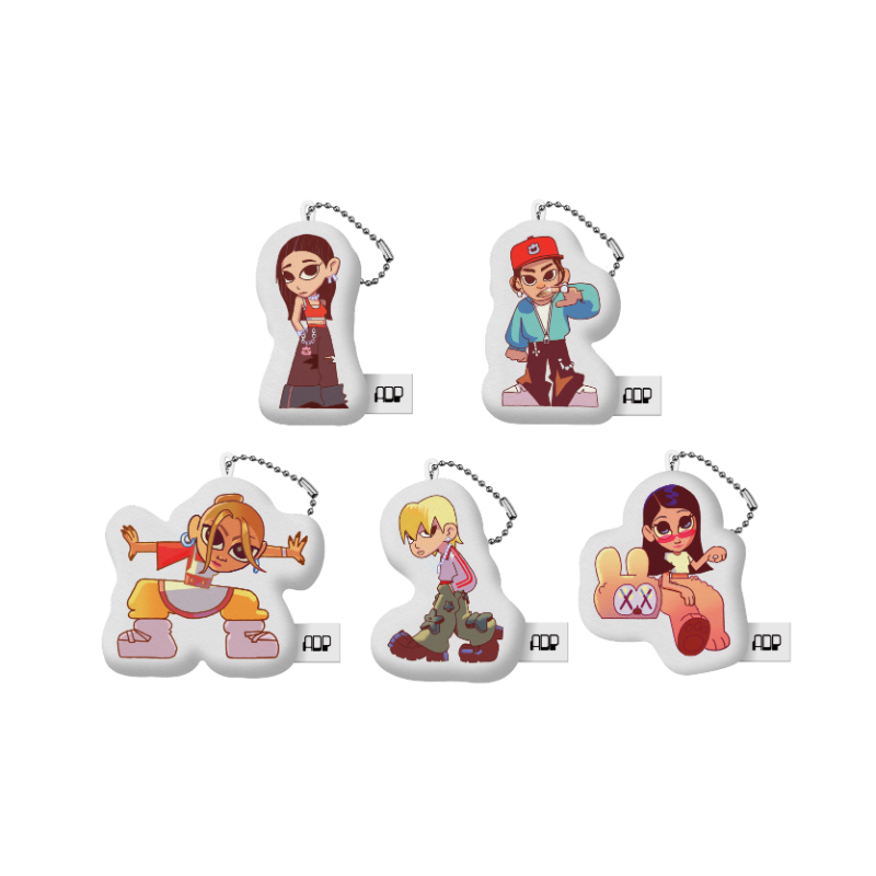 ALLDAY PROJECT - (PREORDER) ALLDAY PROJECT CARTOON CUSHION KEYRING - 1st EP OFFICIAL MERCH