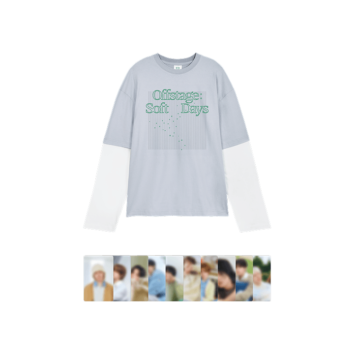 TREASURE - (PREORDER)(SPECIAL GIFT) [SOFTDAYS] TREASURE LAYERED LONG SLEEVE T-SHIRT