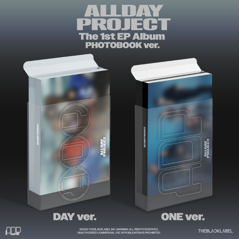 ALLDAY PROJECT - (PRE-ORDER)(THE BLACK LABEL POB)The 1st EP Album 'ALLDAY PROJECT' PHOTOBOOK ver.