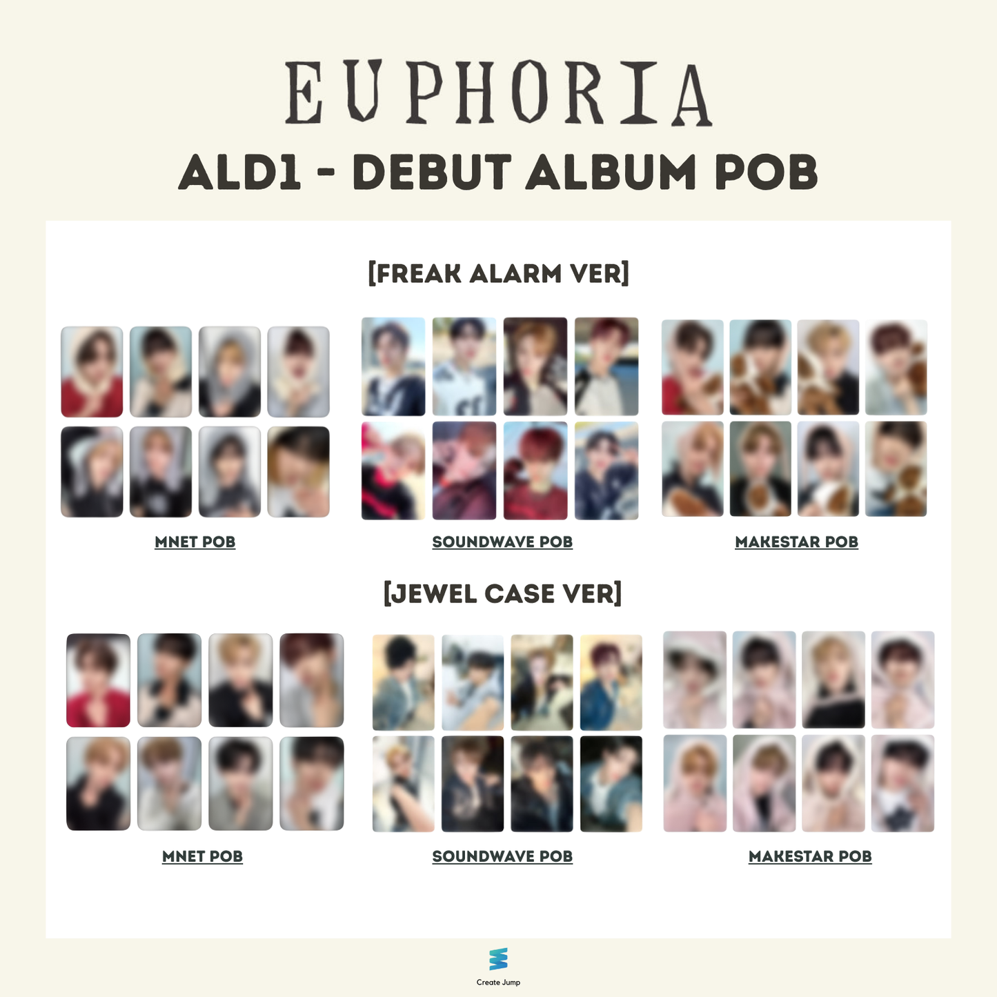 ALPHA DRIVE ONE - (PREORDER)(POB) 1st Mini Album [EUPHORIA] (FREAK ALARM Ver.)