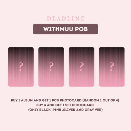 BLACKPINK - (PREORDER)(POB) 3rd MINI ALBUM [DEADLINE] BLACK Ver.