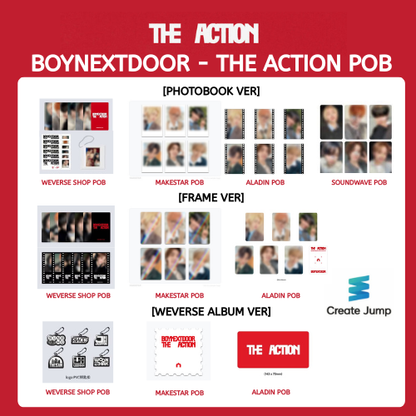 BOYNEXTDOOR - (WEVERSE POB) 5TH EP [The Action] ( PHOTOBOOK ver. )