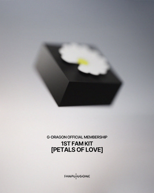 (ONLY MEMBERSHIP) G-DRAGON - (PREORDER) G-DRAGON OFFICIAL MEMBERSHIP 1ST FAM KIT [PETALS OF LOVE]