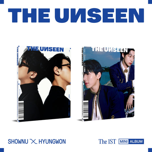 SHOWNU X HYUNGWON - THE UNSEEN / 1ST MINI ALBUM (RANDOM)
