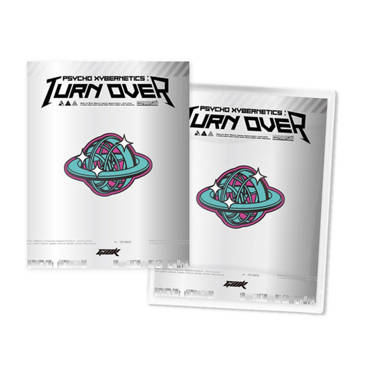 GIUK (ONEWE) - PSYCHO XYBERNETICS : [TURN OVER] BADGE