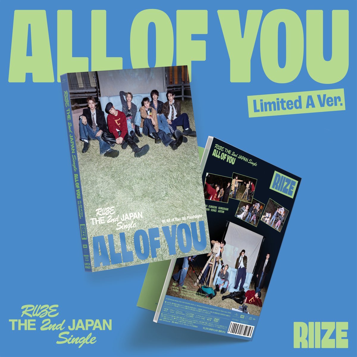 RIIZE - (PREORDER) The 2nd Japan Single [All of You] (Limited A Ver.)