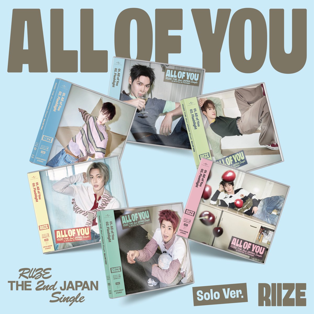RIIZE - (PREORDER) The 2nd Japan Single [All of You] (Solo Ver.)