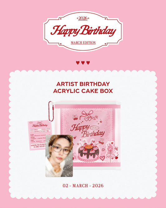 RIIZE (WONBIN) - (PREORDER) WONBIN ARTIST BIRTHDAY ACRYLIC CAKE BOX