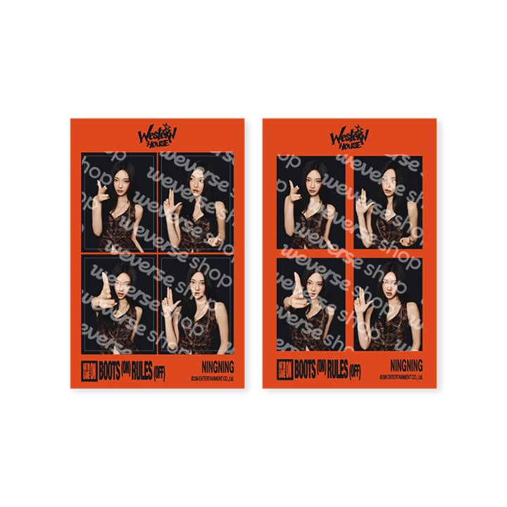 AESPA - (PRE-ORDER) 4 CUT PHOTO SET