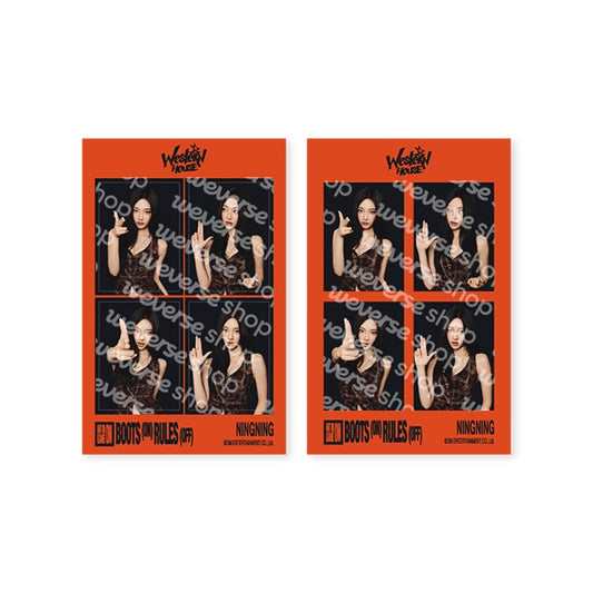 AESPA - (PRE-ORDER) 4 CUT PHOTO SET