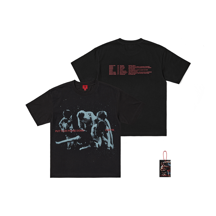 CORTIS - (PREORDER) [PUT YOUR PHONE DOWN] TOUR Routing T-Shirt (Black)