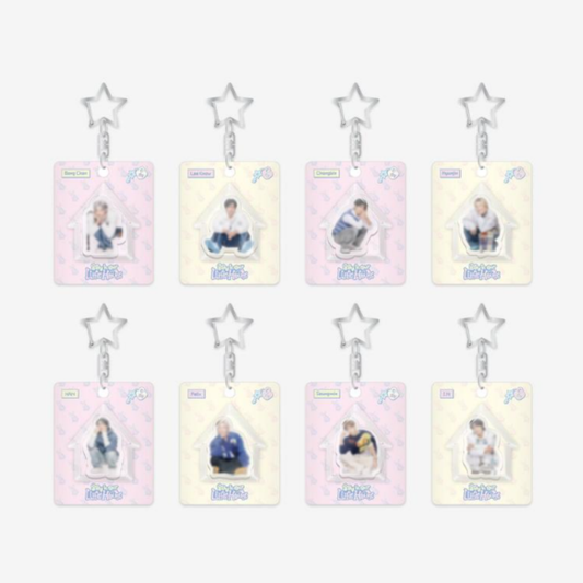 STRAY KIDS - (PREORDER) MINI BLOCK KEYRING [6TH FANMEETING [STAY in Our Little House]