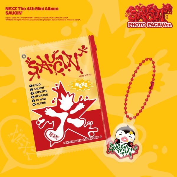 NEXZ - (PREORDER)(FANSSHOP POB) 4th Mini Album [SAUCIN'] (PHOTO PACK Ver.)