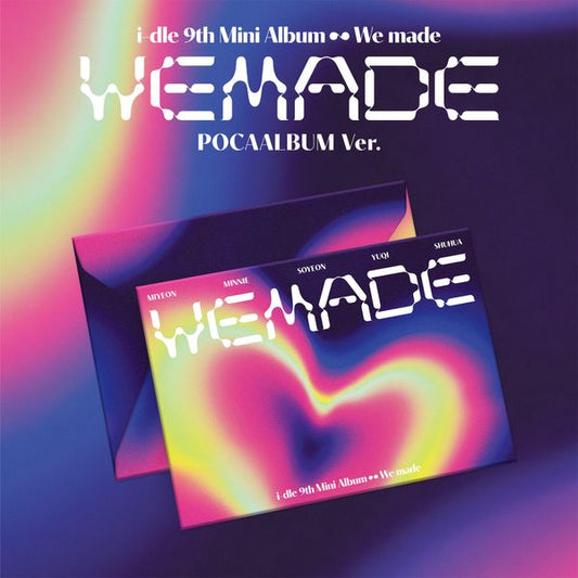 i-dle (PREORDER)(WEVERSE POB) 9th Mini Album [We made] (POCAALBUM Ver.)