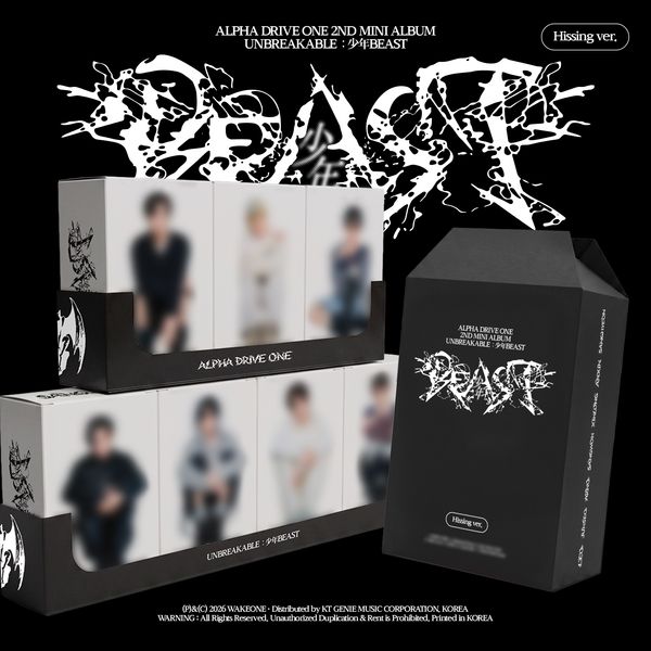 ALPHA DRIVE ONE - (PREORDER) 2nd Mini Album [UNBREAKABLE : 少年BEAST] (Hissing Ver.)