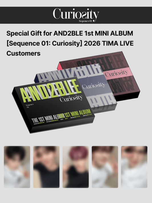 AND2BLE - (PREORDER)[2026 TIMA LIVE] 1st MINI ALBUM [Sequence 01: Curiosity]