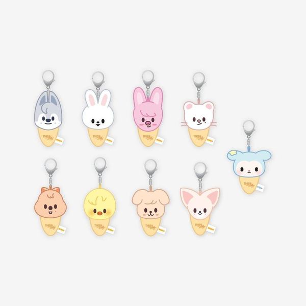 Stray Kids (PREORDER) [THIS & THAT] POP-UP MD] PLUSH KEYRING ICECREAM Ver.