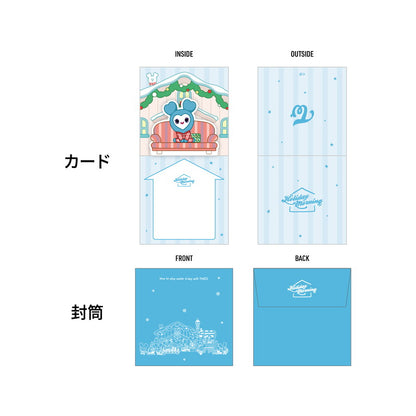 TWICE - (PRE-ORDER) [HOLIDAY MORNING] TWICE LOVELYS POP UP MESSAGE CARD