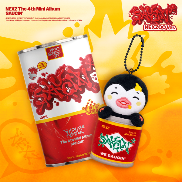 NEXZ - (PREORDER)(FANSSHOP POB) 4th Mini Album [SAUCIN'] (NEXZOO Ver.)