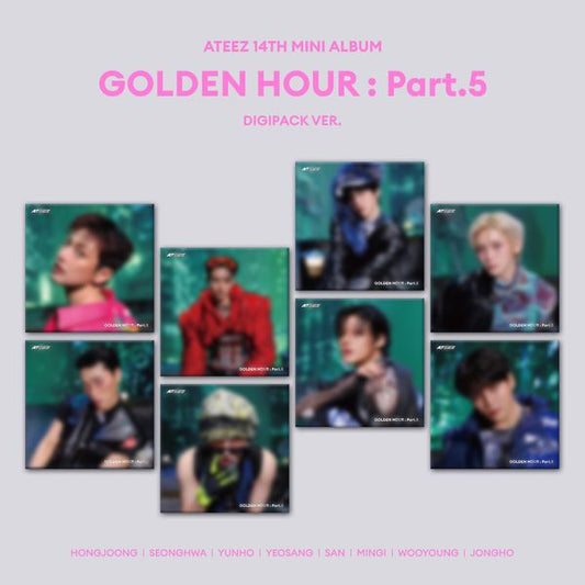 ATEEZ - (PREORDER) 14th Mini Album [GOLDEN HOUR : Part.5] (DIGIPACK Ver.)