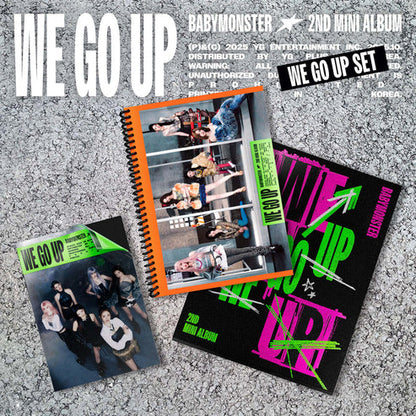 BABYMONSTER - ( WEVERSE POB )2ND MINI ALBUM [WE GO UP] WE/GO/UP Ver