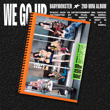 BABYMONSTER - ( WEVERSE POB )2ND MINI ALBUM [WE GO UP] WE/GO/UP Ver