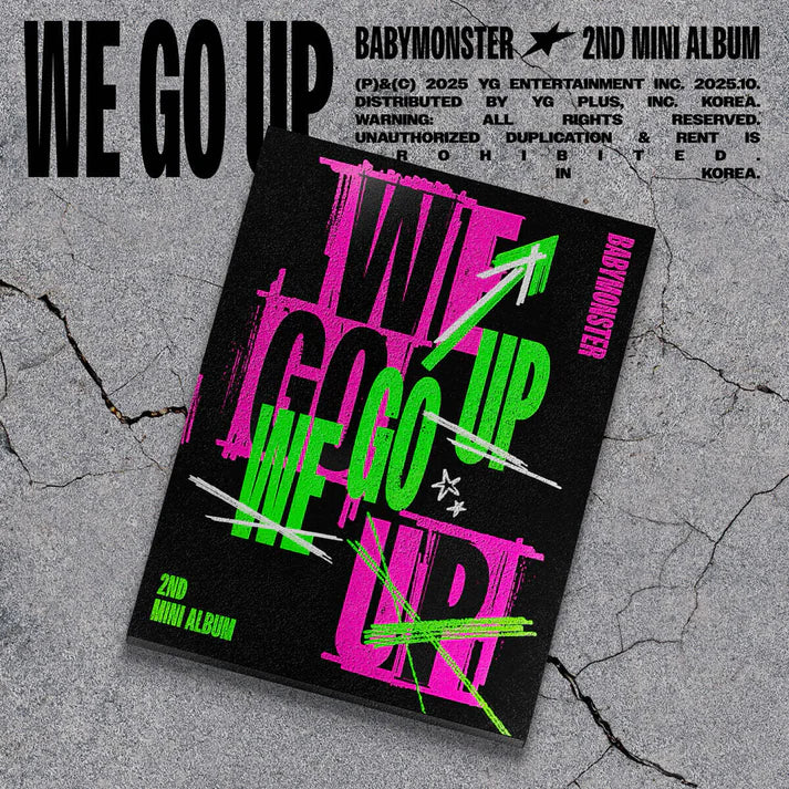 BABYMONSTER - ( WEVERSE POB )2ND MINI ALBUM [WE GO UP] WE/GO/UP Ver