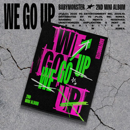 BABYMONSTER - ( WEVERSE POB )2ND MINI ALBUM [WE GO UP] WE/GO/UP Ver
