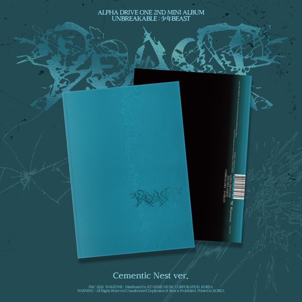 ALPHA DRIVE ONE - (PREORDER) 2nd Mini Album [UNBREAKABLE : 少年BEAST] (Cementic Nest Ver.)