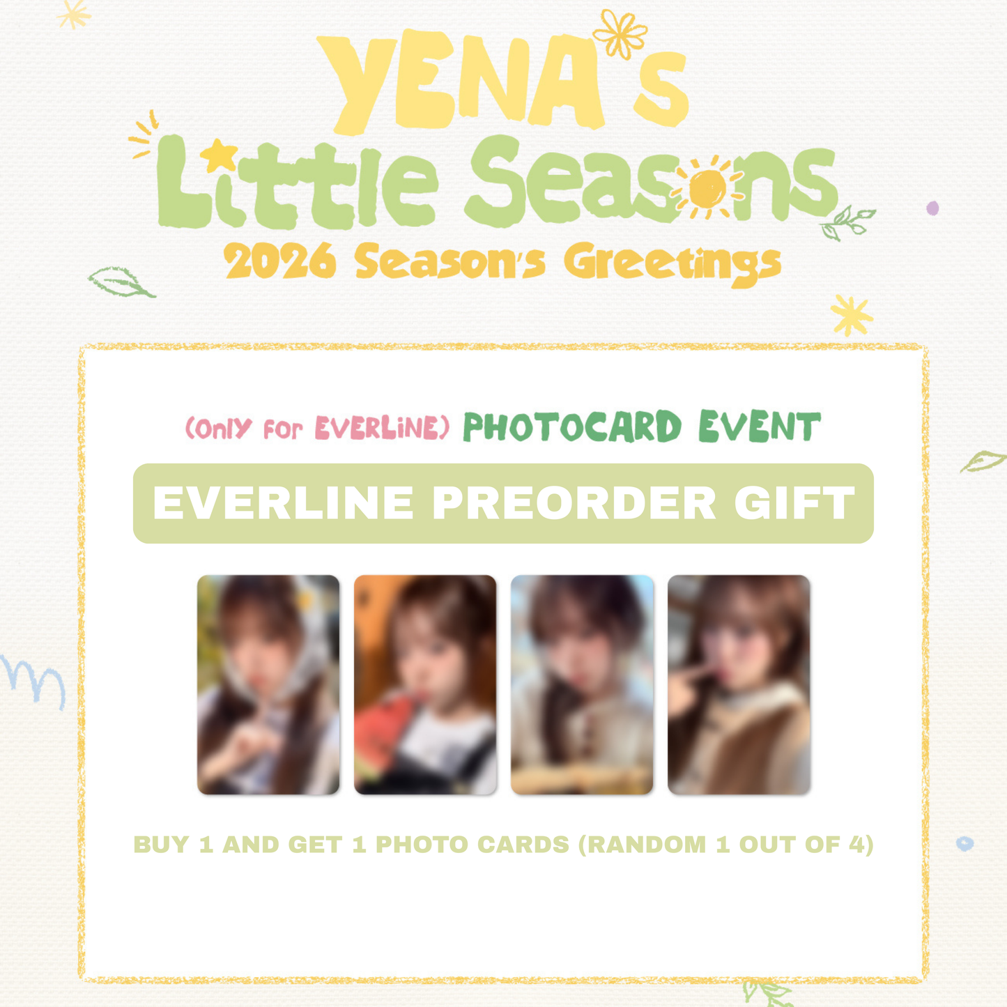 YENA - （PREORDER)(POB) 2026 Season’s Greetings [YENA’s Little Seasons]