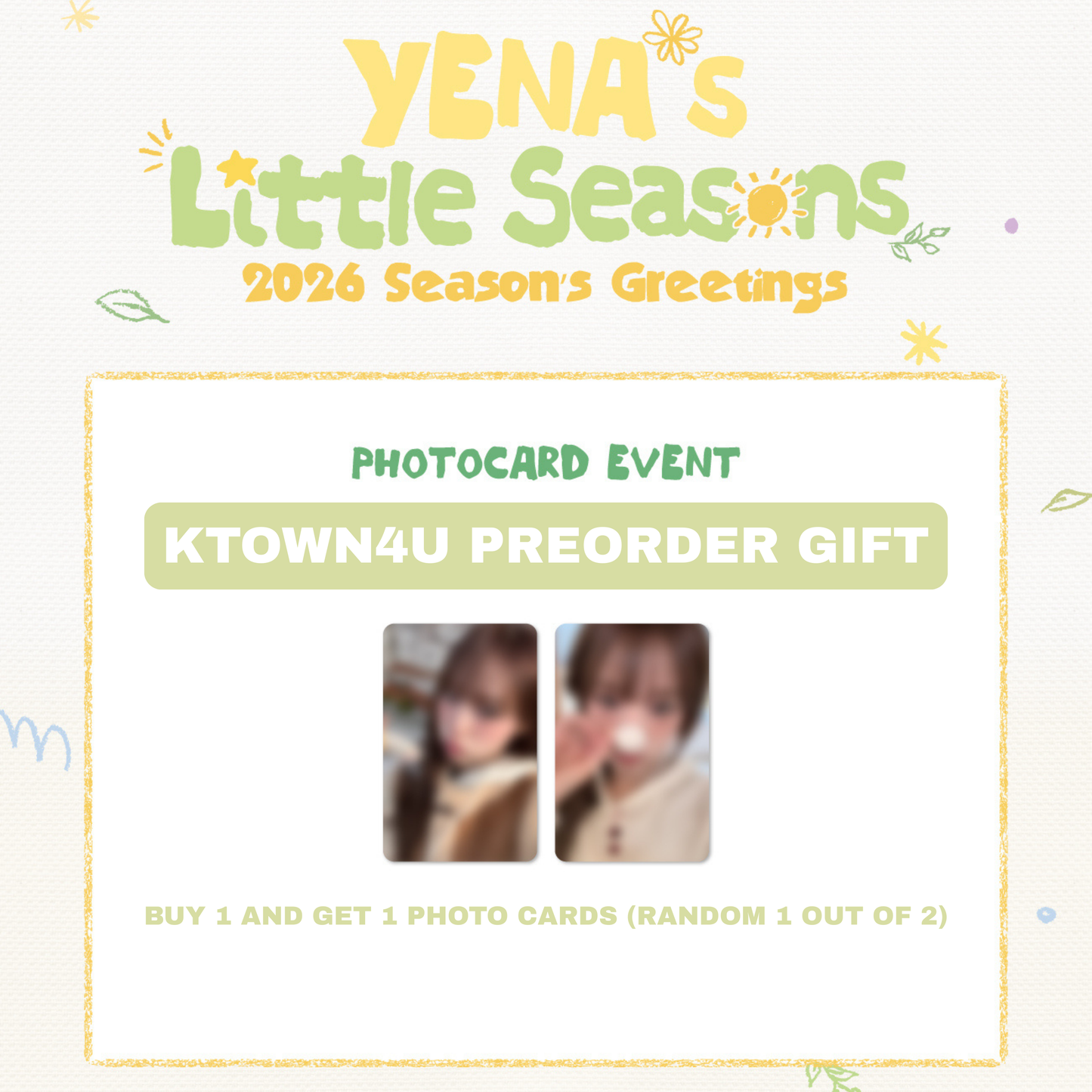 YENA - （PREORDER)(POB) 2026 Season’s Greetings [YENA’s Little Seasons]