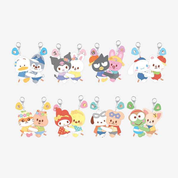 STRAYKIDS - (PREORDER) HUG PLUSH KEYRING [SKZOO X SANRIO CHARACTERS]