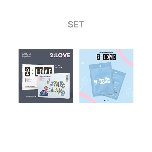 STAYC - (PREORDER) The 6th Single Album [2:LOVE] COURT ZINE / PLAYER PROFILE ver. (Set) + PLVE Ver.