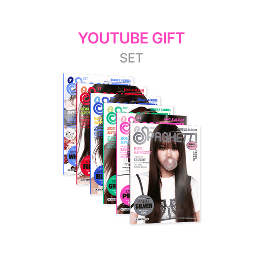 LE SSERAFIM - (PRE-ORDER)[YOUTUBE GIFT] 1st Single Album 'SPAGHETTI' (COMPACT ver.)
