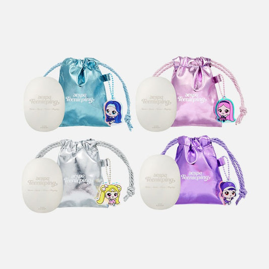 AESPA - (PRE-ORDER) Teenieping X aespa - MIRROR POUCH KEYRING SET