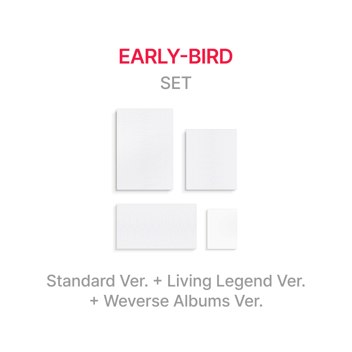 BTS - (PREORDER) [EARLY-BIRD] 'ARIRANG' (Set) + 'ARIRANG' (Living Legend Ver.) + 'ARIRANG' (Weverse Albums ver.) Set