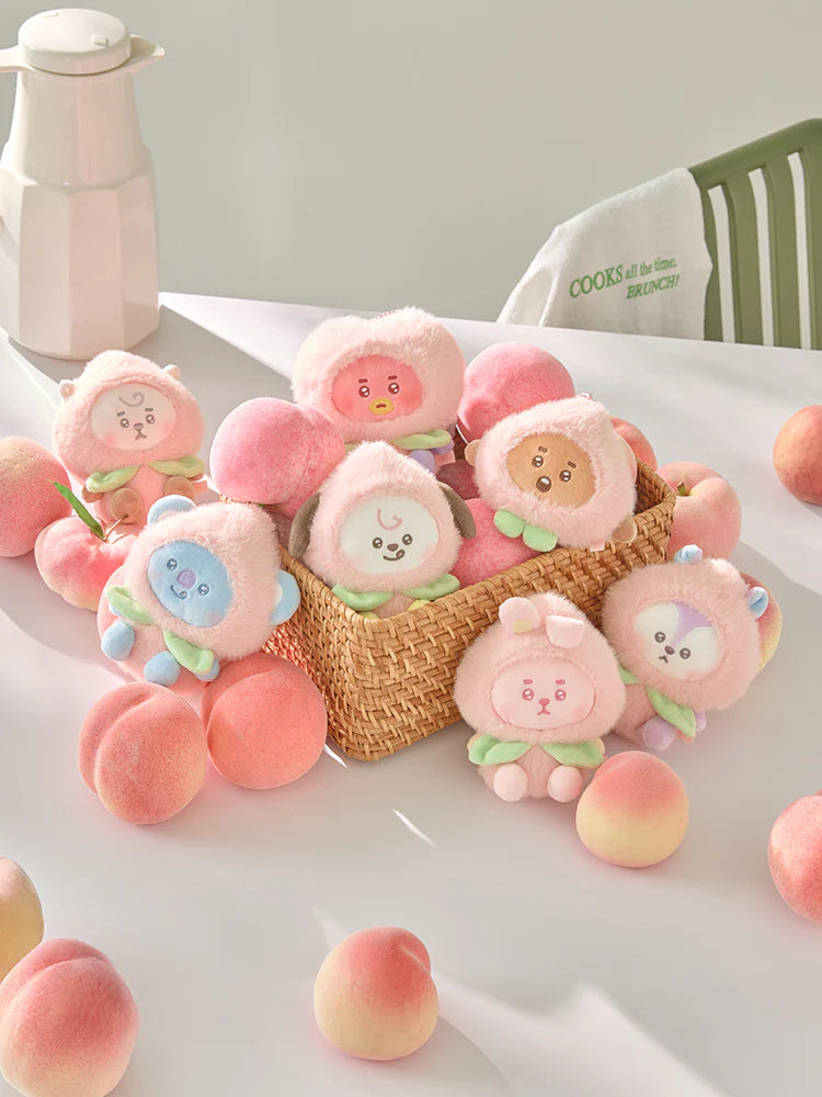 BTS - (PREORDER) BT21 PEACH HOLIC PLUSH KEYRING