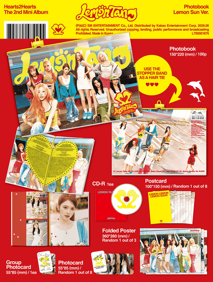 Hearts2Hearts - The 2nd Mini Album [Lemon Tang] (Photobook Ver.)