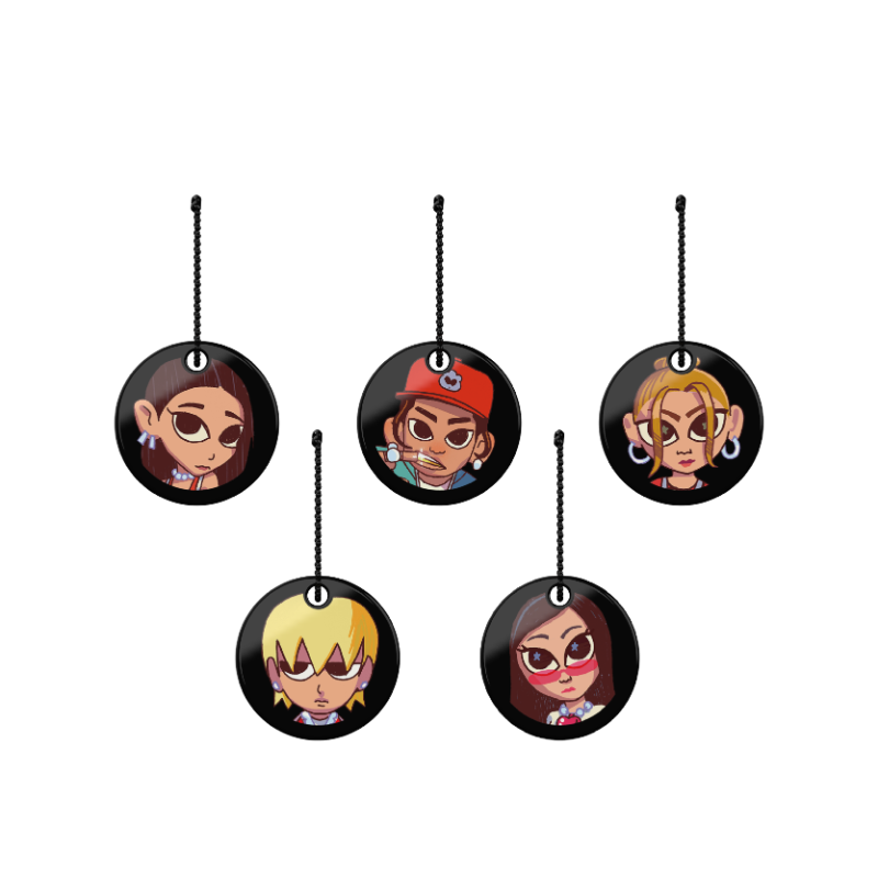 ALLDAY PROJECT - (PREORDER) ALLDAY PROJECT CARTOON SPONGE KEYRING - 1st EP OFFICIAL MERCH