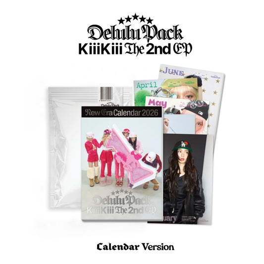 KIIKII - (PREORDER)(STARSHIP SQUARE POB) The 2nd EP [Delulu Pack] (Calendar. Ver.)