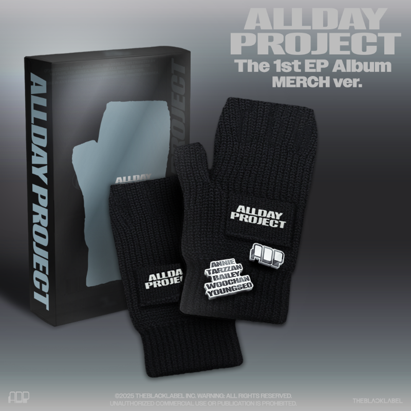 ALLDAY PROJECT - (PRE-ORDER)(THE BLACK LABEL POB)The 1st EP Album 'ALLDAY PROJECT' MERCH ver.