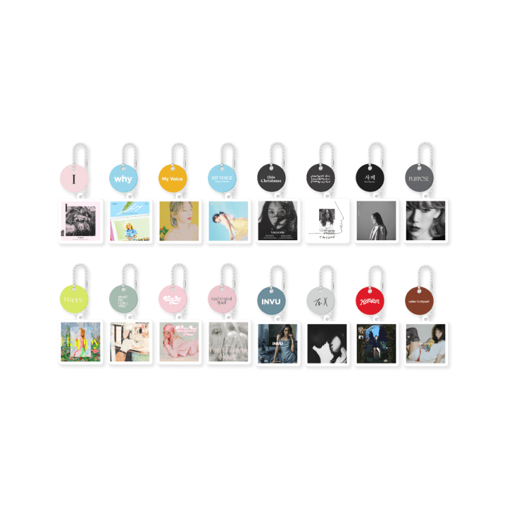TAEYEON (Girls' Generation) - (PRE-ORDER) (WEVERSE POB) RANDOM ALBUM KEYRING