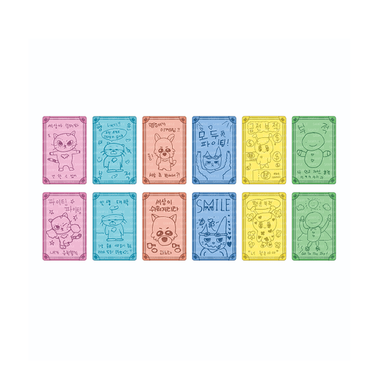 BOYNEXTDOOR - (PRE-ORDER)(WEVERSE SPECIAL GIFT) [ BBNEXDO is Coming to Town ] STICKER SET (12EA/SET)