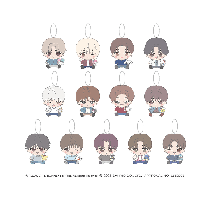 SEVENTEEN - (PRE-ORDER) SEVENTEEN X SANRIO CHARACTERS MASCOT KEYCHAIN