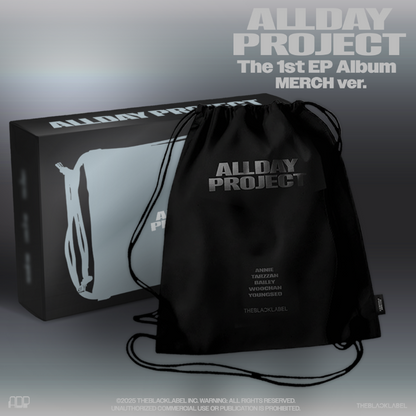 ALLDAY PROJECT - (PRE-ORDER)(THE BLACK LABEL POB)The 1st EP Album 'ALLDAY PROJECT' MERCH ver.