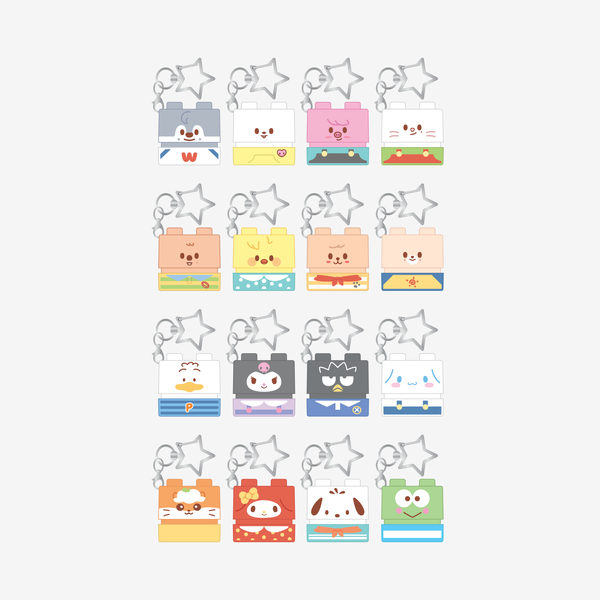 STRAY KIDS - (PREORDER) SECRET BLOCK STAMP [SKZOO X SANRIO CHARACTERS]