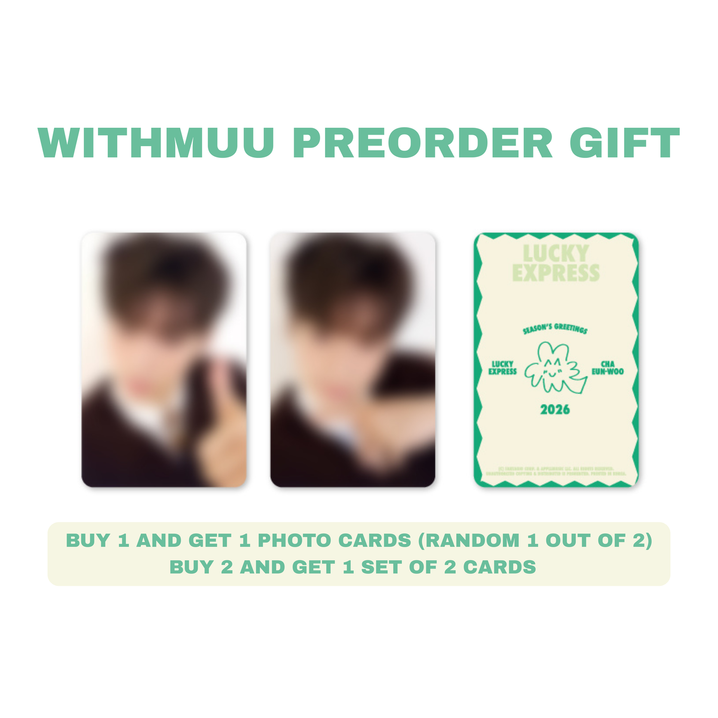 CHA EUN-WOO - (PREORDER)2026 SEASON’S GREETINGS [LUCKY EXPRESS]