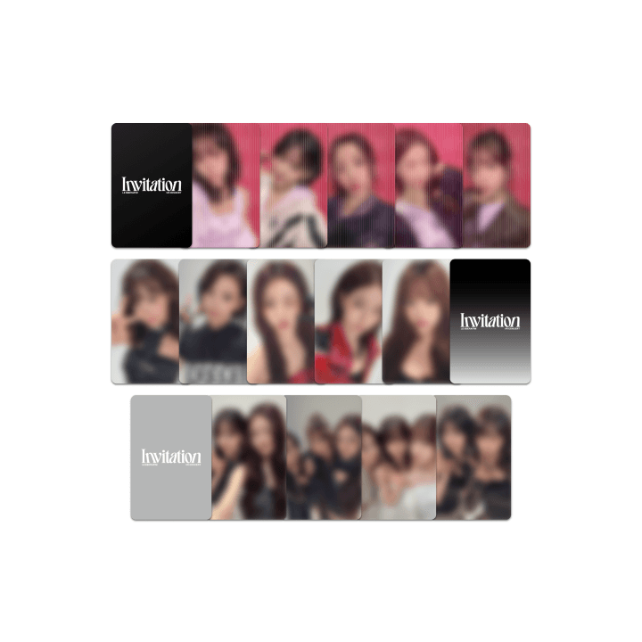 PRE LE SSERAFIM - (PREORDER)  Lenticular Photocard Pack [VR Concert Invitation]